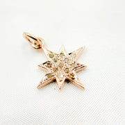 Diamond Sterling Silver Star Pendant